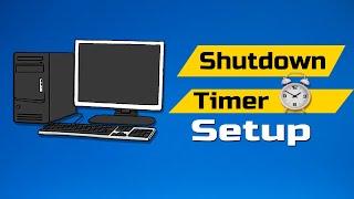 how to set shutdown timer in windows 10 11, Auto shutdown timer setup in windows