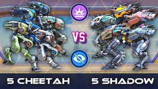 5 Cheetah vs 5 Shadow - CPC, DeathMatch Gamemode - Mech Arena