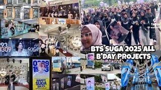 BTS Suga Birthday 2025 All Worldwide Projects Live Videos  Suga B'day Celebration 2025 All Videos 