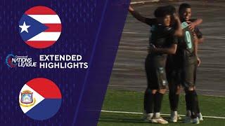 Puerto Rico vs. Sint Maarten: Extended Highlights | CONCACAF Nations League | CBS Sports Golazo