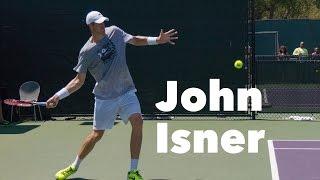 John Isner - Forehand in Super Slow Motion by TennisAcademy101