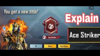 How to get very easy PUBG mobile new title Ace Striker |Pubg New Title | Dum Pubg