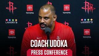 Coach Udoka Press Conference Rockets vs Jazz l Houston Rockets