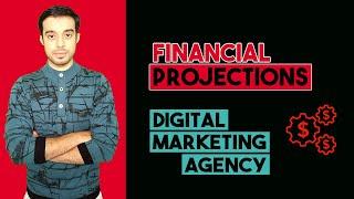 Digital Marketing Agency - Financial Projections for Startup Business Plan By Dmarketing Wall