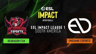 EndGame Esports vs Redragon Fem - Map 2 [Dust2] - ESL Impact League S1 - Group B - SA