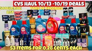 CVS HAUL 10/13 - 10/19 DEALS * CVS FREE & CHEAP COUPONING DEALS * HOW TO USE P&G OTC NETWORK COUPON