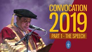 MAHSA University Convocation 2019 (PART 1 - THE SPEECH)