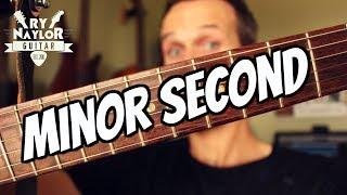 Minor Second on Guitar (Flat 2) (b2) Guitar Interval Lesson