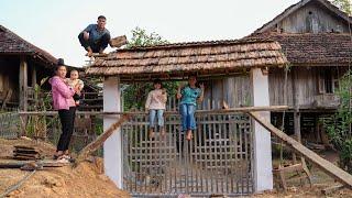 Completed House Foundation and Gate Roof | Family farm