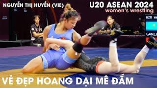  NGUYEN Thi Huyen (VIE) vs GANIKYZY L. (KAZ) WOMEN'S WRESTLING U20 ASIAN CHAMPIONSHIPS 2024