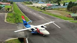 Lukla Airport.. Landing & Takeoff October 14, 2022 | Most dangerous Airport in the world