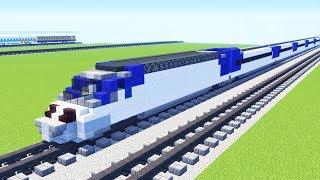 Minecraft KTX Sancheon Korean High Speed Train Tutorial