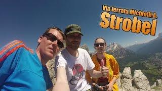 Via ferrata Michielli A. Strobel - Punta Fiames 23. Juni 2016 [GoPro HD]