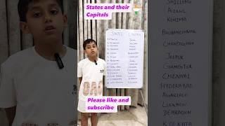 "States and Capitals Made Simple!"#statesandcapitals #indianstate #kidslearning #funlearning #kids