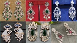 bridal diamond earrings//diamond earrings//bridal earrings