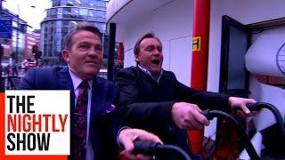 Philip Glenister & Bradley Walsh Run The Celebrity Circuit