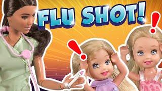 Barbie - The Twins First Flu Shot | Ep.202