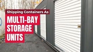 Turn a Shipping Container Into Storage Lockers