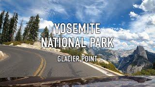 Glacier Point Road Scenic Drive in Yosemite National Park in 4K