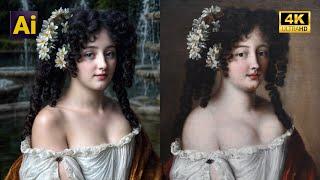 Women of Incredible Beauty: The Mistresses of Louis XIV Brought to Life Using AI