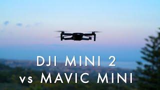 DJI Mavic MINI vs mavic MINI 2 video test