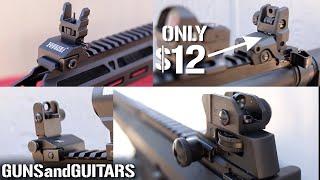 BEST BUDGET IRON SIGHTS UNDER $50! (BUIS and FIXED SIGHTS for AR's)