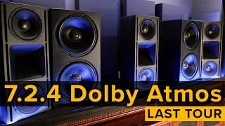 FINAL Tour of my 7.2.4 Dolby Atmos Home Theater Before We Move!