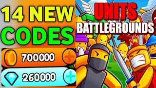 New️ ALL WORKING CODES For Units Battlegrounds 2024 - Roblox Units Battlegrounds Codes 2024