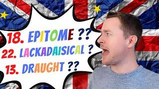 The 24 HARDEST words to pronounce in ENGLISH   |    How do you pronounce these words? Pronunciation!