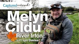 Autumn fly-fishing on the River Irfon, Mid-Wales