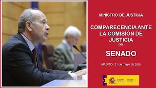 Comparecencia de Juan Carlos Campo en la Comisión de Justicia del Senado