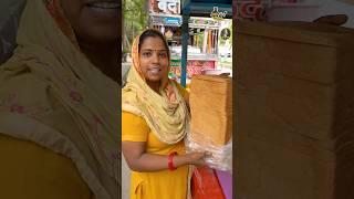 Aunty Selling Biggest Bahubali Sandwich In Delhi Rs. 70/- Only #delhifood #shorts