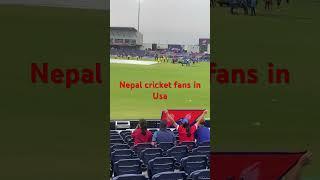 Nepali cricketers fans in Usa .