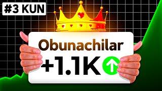 YOUTUBEDA ILK 1000 TA OBUNACHI YIG'ISH SIRI - BU JUDA OSON!