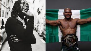 Listen to Burna Boy’s Suppprtive Commentary On Usman’s Game Against Jorge Masvidal