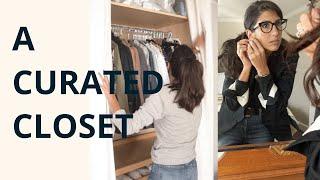 5 Minimalist Habits to Own Fewer Clothes & Curate a Conscious Closet | AD