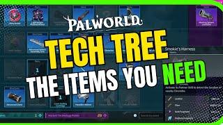 PALWORLD TECHNOLOGY POINTS - What you need and what you don't