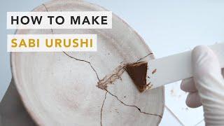 How to make "Sabi urushi" for Kintsugi | Chimahaga Kintsugi