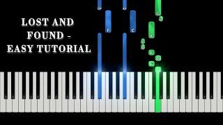 Lost and found - Molly Sandén & Victor Leksell | Easy Piano Tutorial