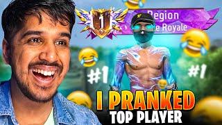 PRANK on INDIA's No.1 Player 