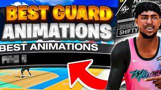 BEST NBA 2K25 GUARD (6'4 & Under) ANIMATIONS (BEST JUMPSHOTS, LAYUP + DUNK PACKAGES & DRIBBLE MOVES)