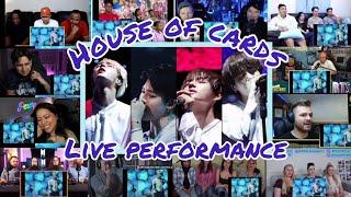 BTS house of cards live performance Reaction mashup| BTS reaction mashup