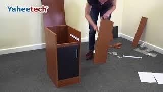 YaheeTech Computer Desk Assembly Instructions - How to Assemble a YaheeTech Computer Table