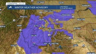 Winter travel conditions this weekend