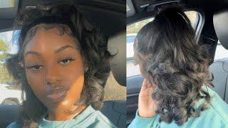 Half Up Half Down With Curls Hair Tutorial l Tiana Shannell