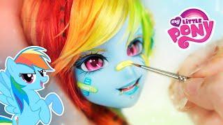 We redesigned RAINBOW DASH  from My Little Pony 🩵 custom Smart Doll