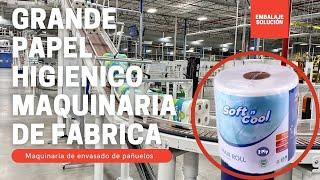 Máquina de papel higiénico | ¿Qué maquinaria de embalaje utilizan las grandes fábricas de papel?