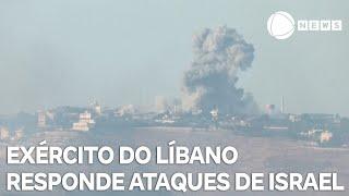 Exército do Líbano responde ataques de Israel pela 1ª vez