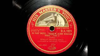 1949 MORLEY COLLEGE CHOIR - 40 Part Motet "Spem In Alium Nunquam Habui" HMV 12" Album