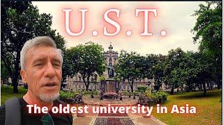 UNIVERSITY OF SANTO TOMAS - tour of the beautiful campus.